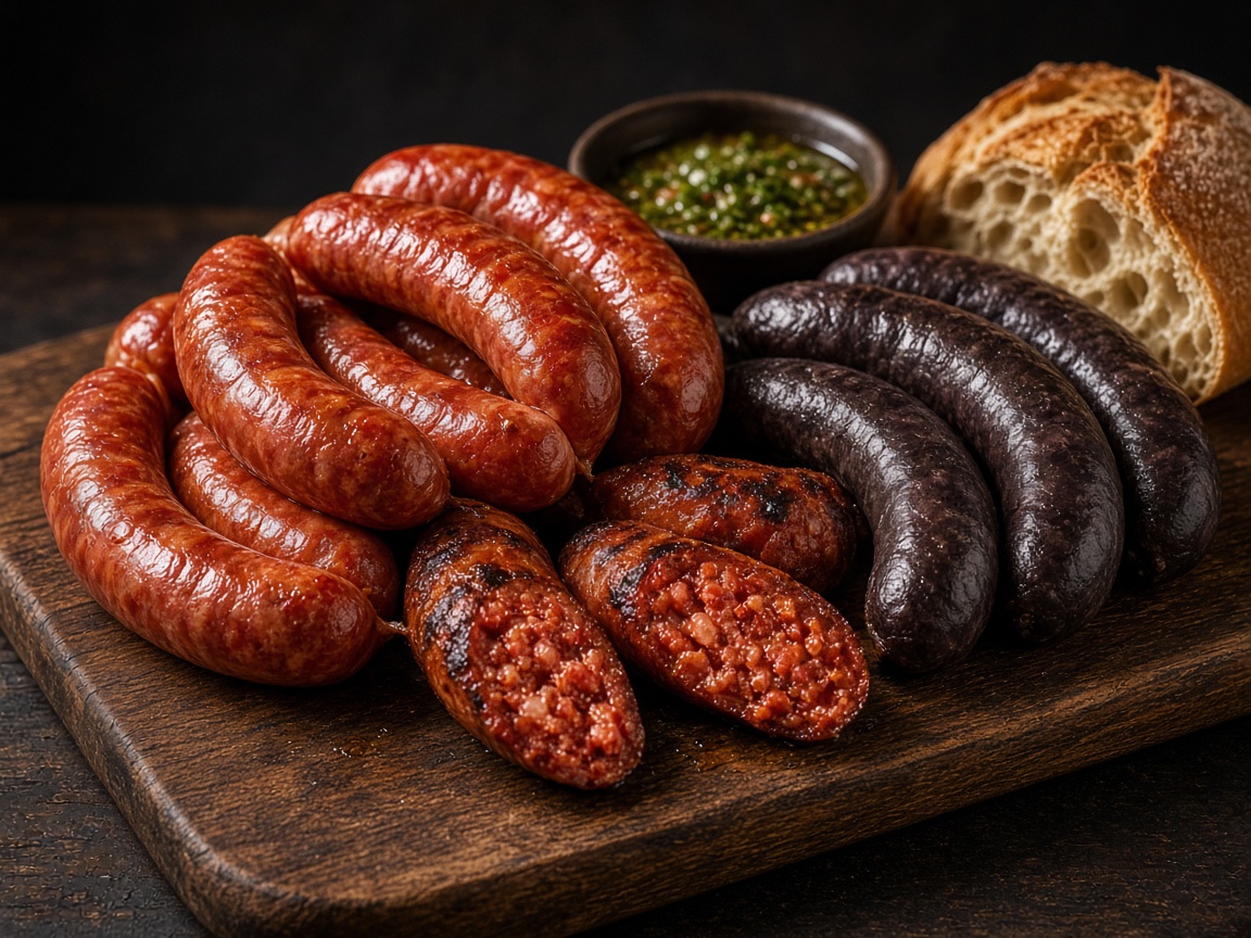 Chorizos y morcillas